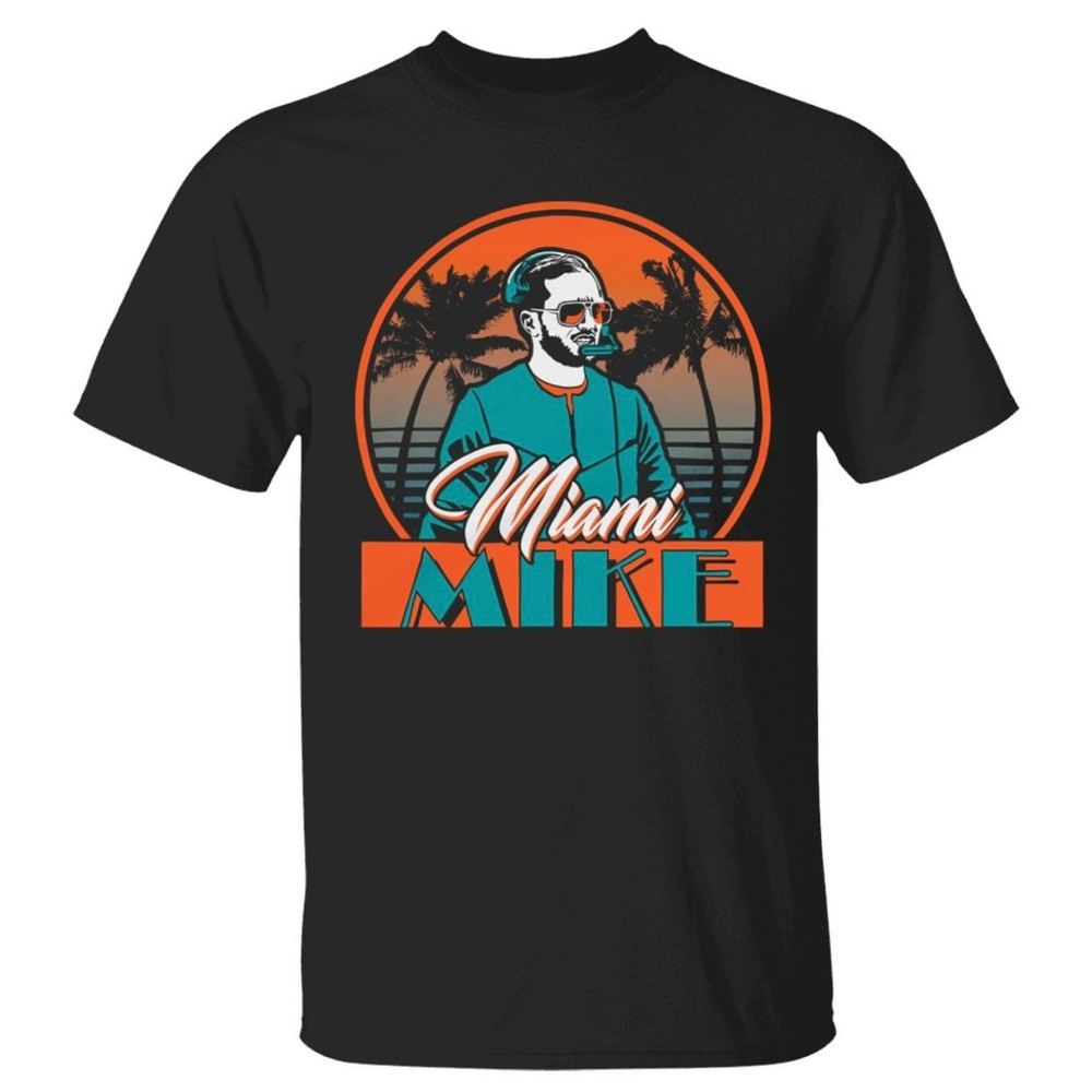 Miami Dolphins Mike McDaniel Shirt Size Large *New*